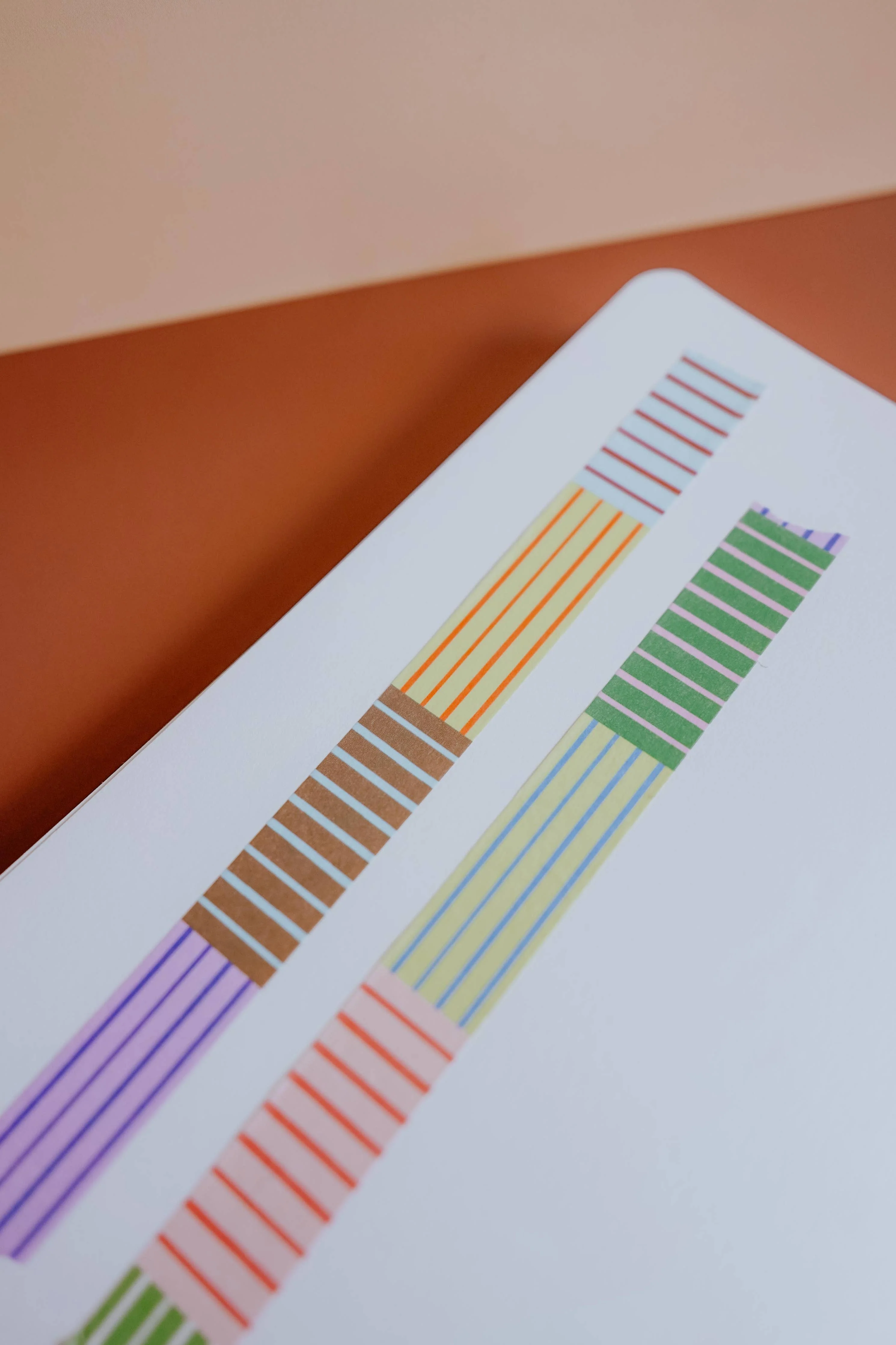 Colorful Stripes Washi Tape - Image 3