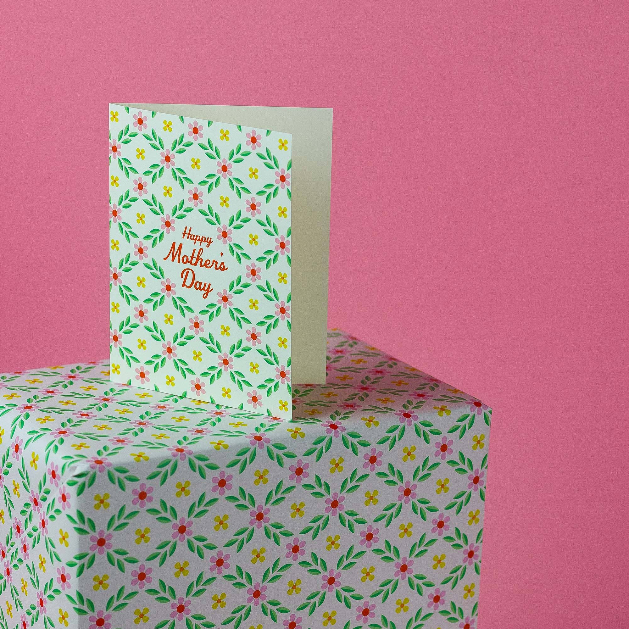 Floral Pattern Happy Mother's Day Card - Image 3