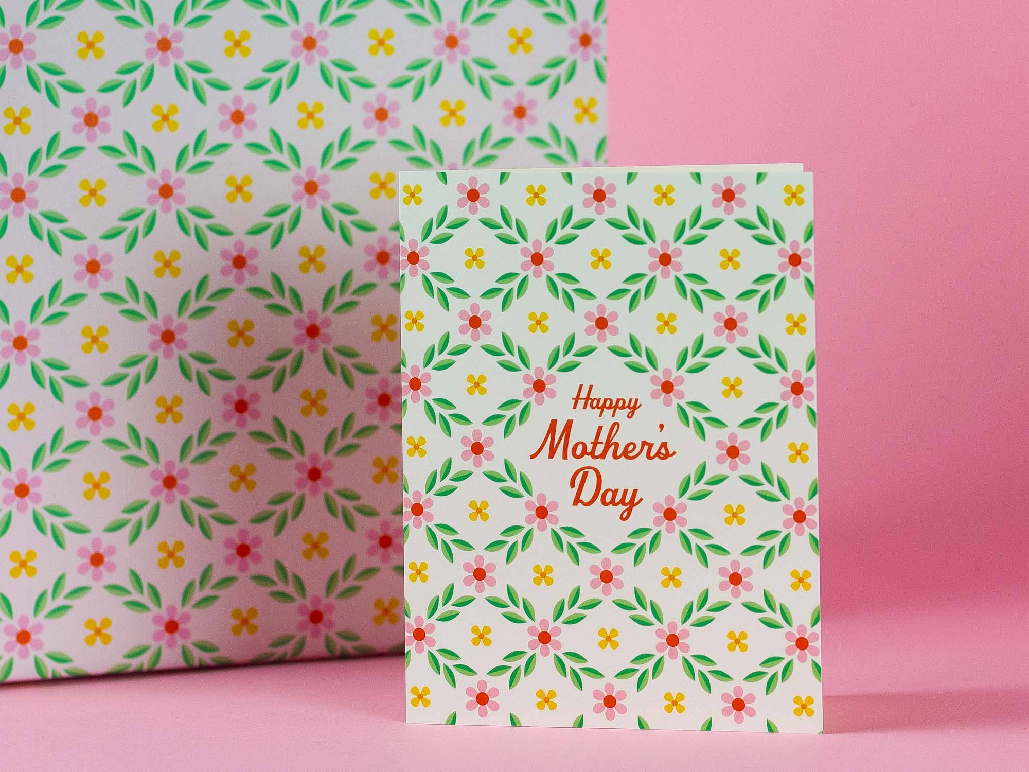 Floral Pattern Happy Mother's Day Card - Image 4