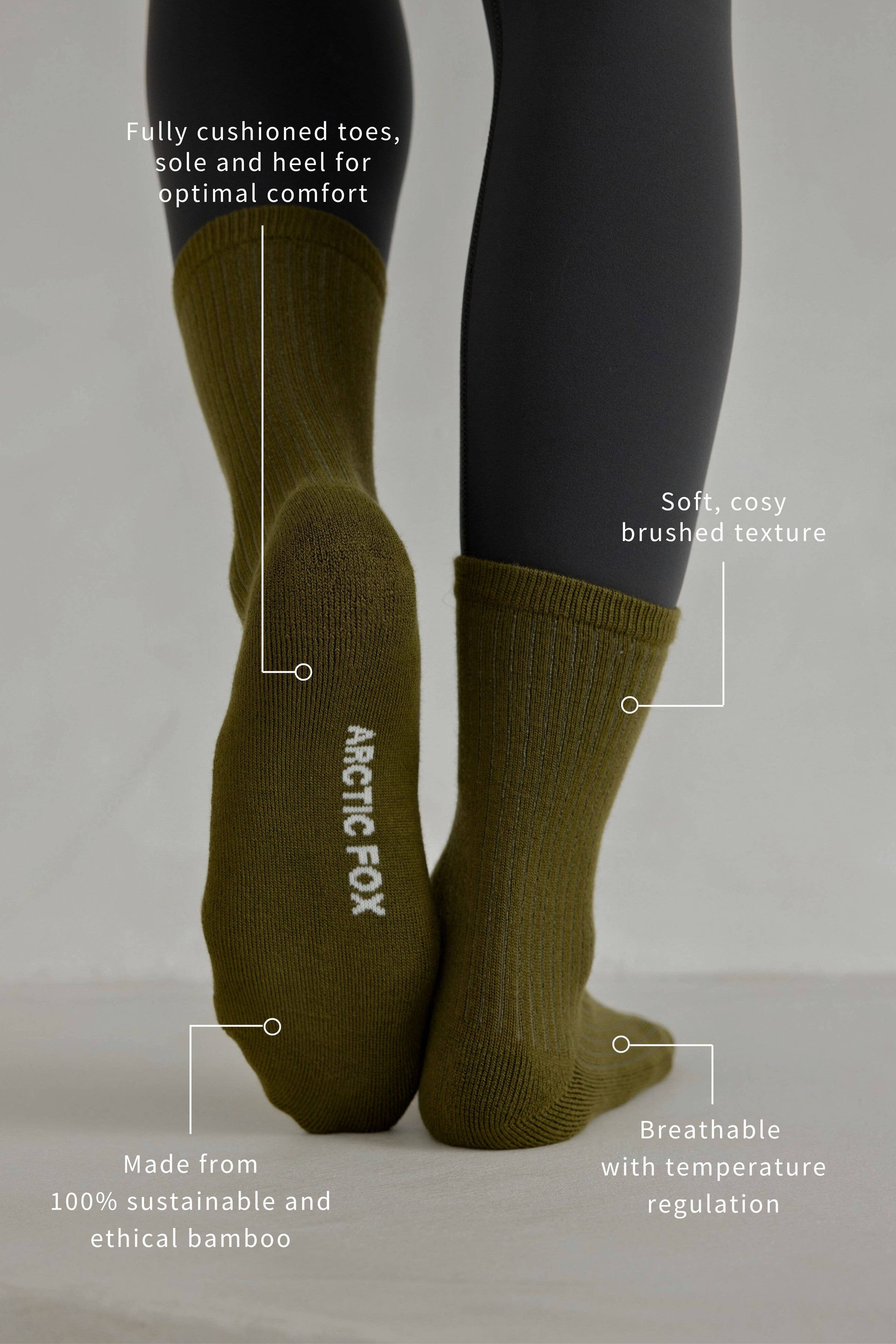 Khaki Green Everyday Socks - Image 3