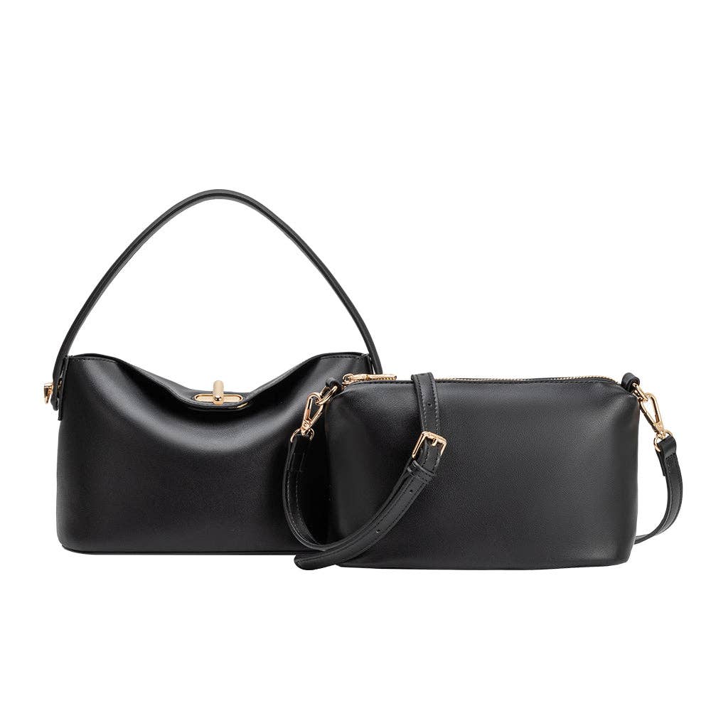 Lana Black Crossbody Bag - Image 4