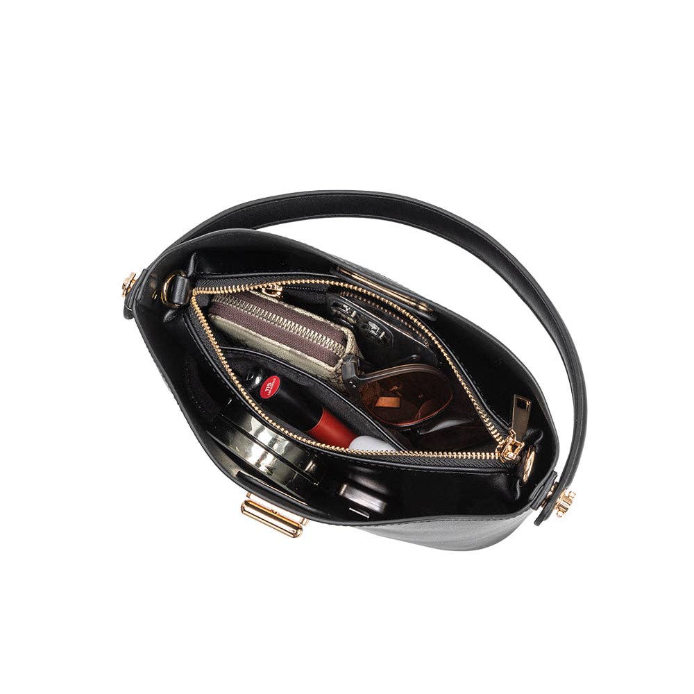 Lana Black Crossbody Bag - Image 7