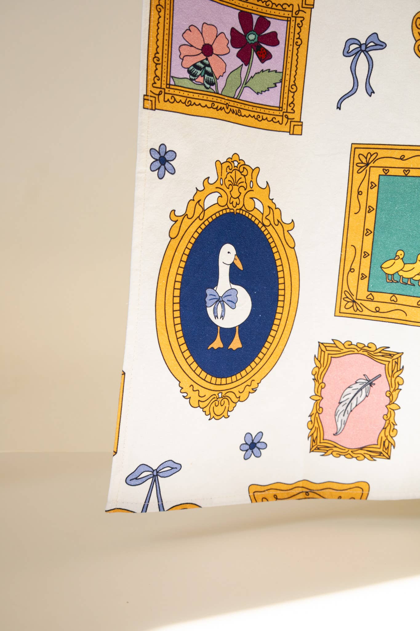 Lucky Duck Cotton Tea Towel - Image 5