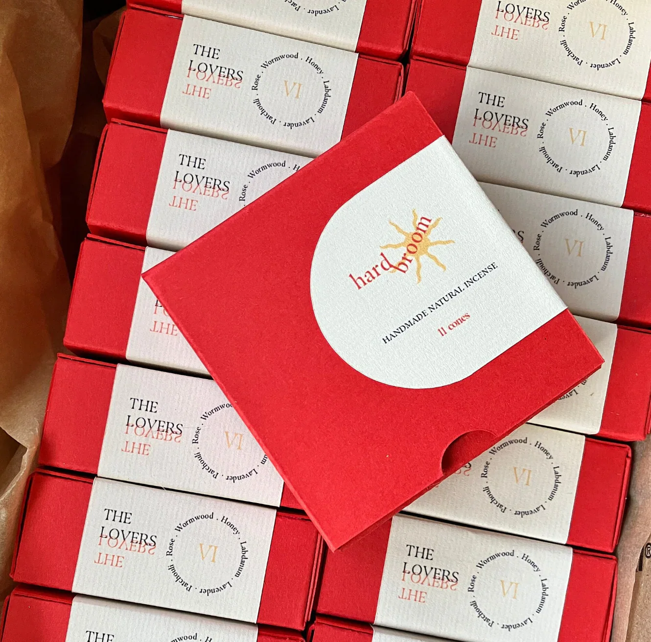 The Lovers Blend - Hand Rolled Incense Cones - Image 3